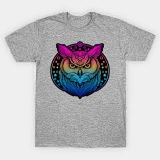 Owl Sketch RGB T-Shirt